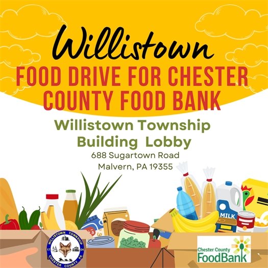 Chester County Food Bank collection point